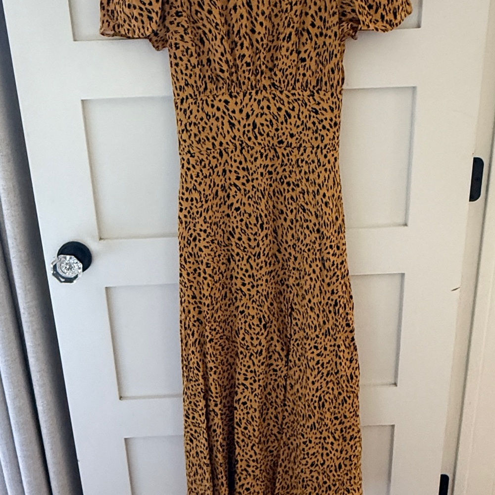 AFRM Animal Print Maxi Dress